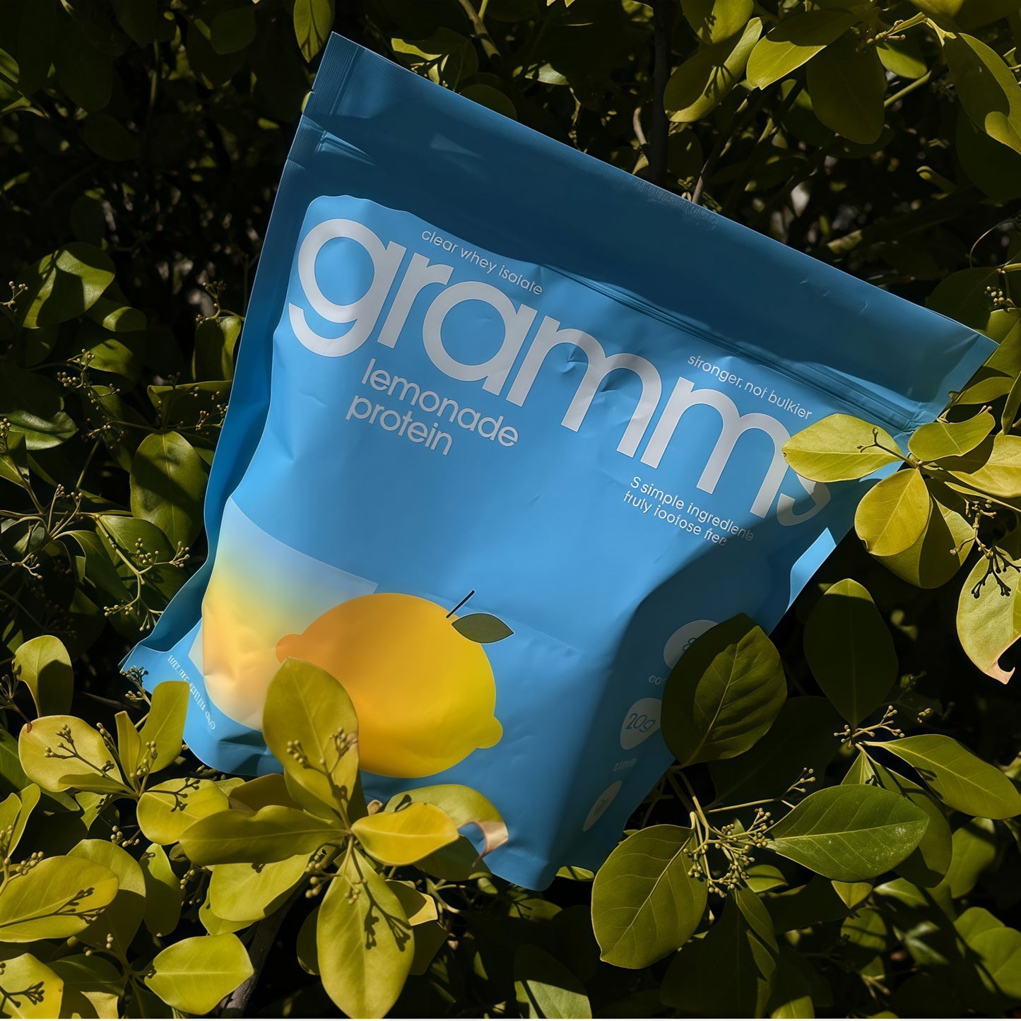 Gramms Clear Protein Powder Lemonade 20g Protein for Women 18 Servings