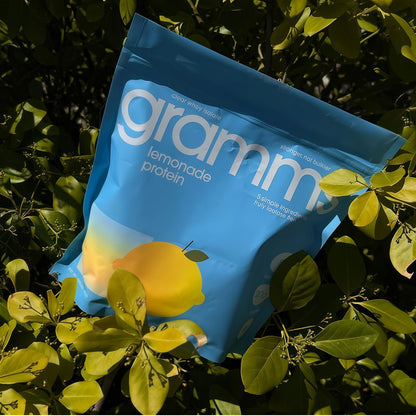 Gramms Clear Protein Powder Lemonade 20g Protein for Women 18 Servings